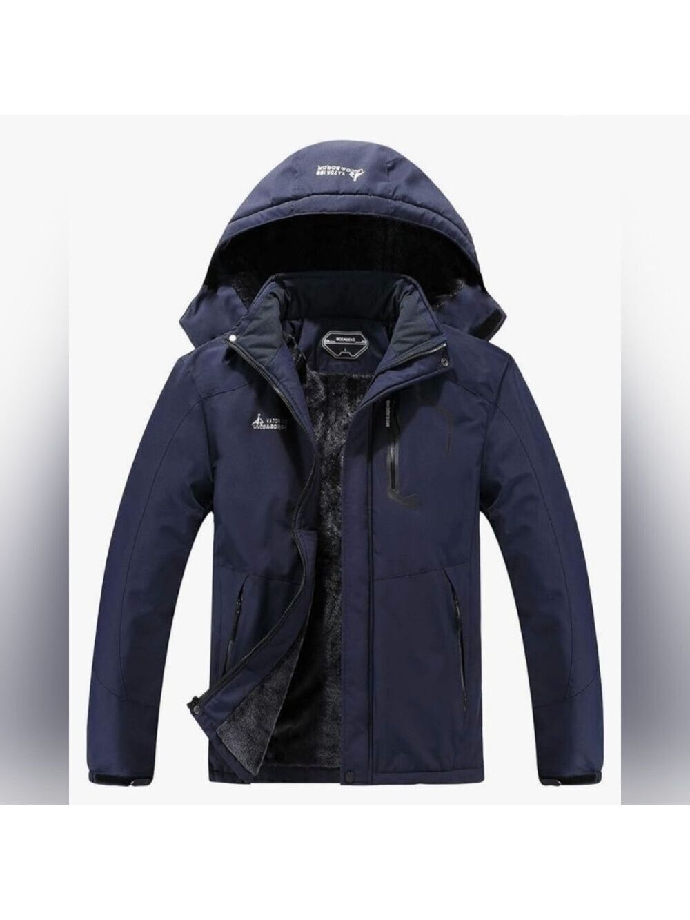 MoerDeng V.A.TOR 189 Unco&Boror Men's Waterproof Blue Hooded Ski Jacket 2XL New